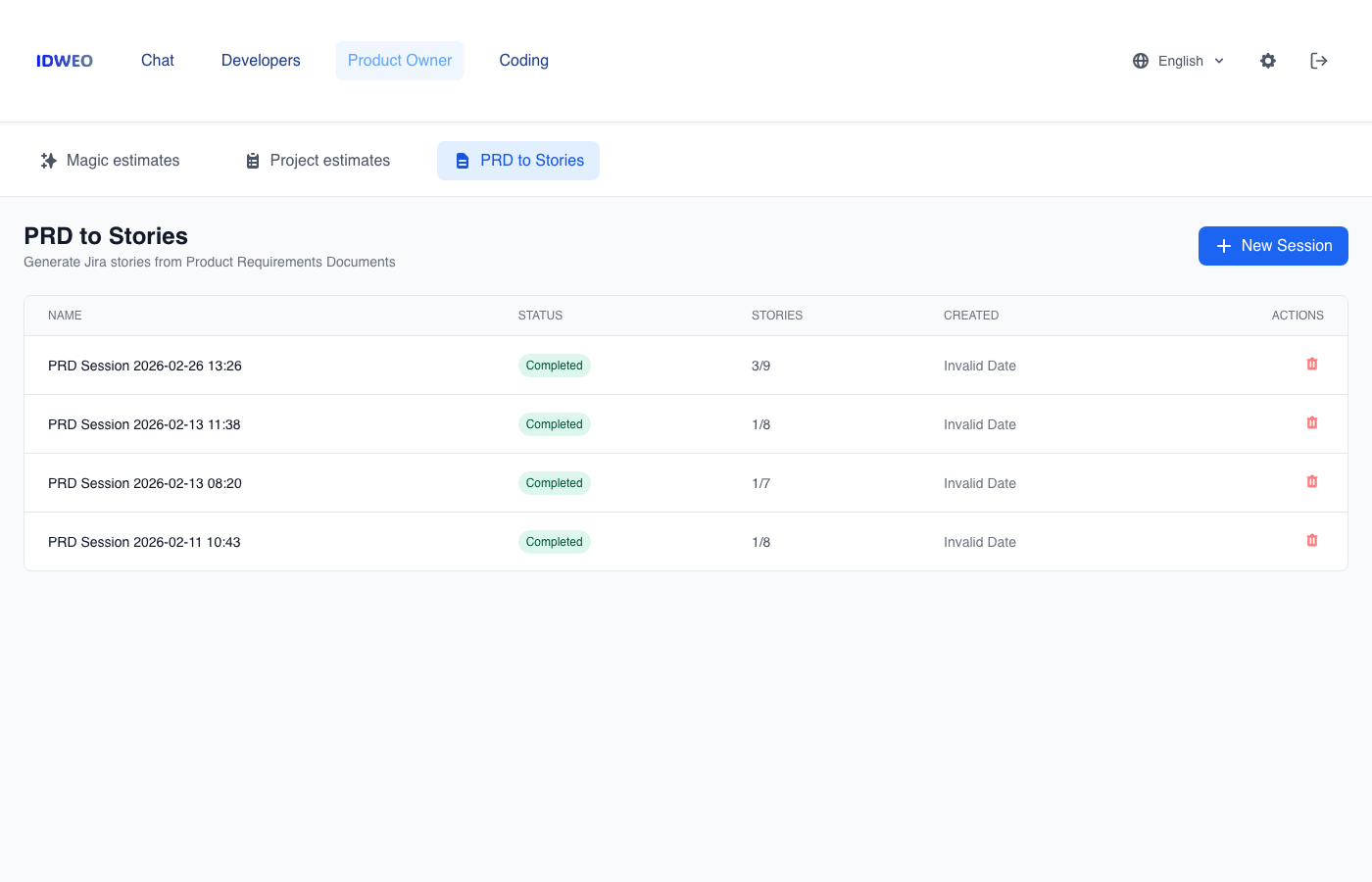 PRD to Stories - Generate Jira stories from Product Requirements Documents